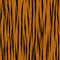 Tiger Stripe Pattern Faux Fur Background