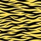 Tiger Stripes Seamless Wallpaper Vector Random Pattern