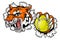 Tiger Tennis Player Animal Sports Mascot