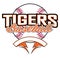 Tigers Baseball Design With Banner and Ball