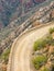 Tight bend in the Swartberg Pass near Prince Albert, Karoo, Western Cape, South Africa