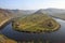 Tight river bend of river Mosel