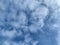 the tight white clouds on the blue sky background,  altocumulus