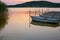 Tihany village, Inner lake with boats, at Lake Balaton, Hungary