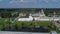 Tikhvin Assumption monastery, July day. Tikhvin, Russia aerial video