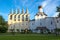Tikhvin Theotokos Assumption Monastery. Leningrad region, Russia