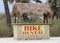 Tiki bike rental stand on St pete Beach, the #5 beach in America