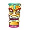 Tiki Idol Carved Wood Statue Color Vector