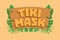 Tiki mask text, editable font effect