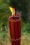 Tiki Torch Burning