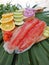 Tikin xik fish preparation and ingredients, traditional Maya cuisine, Mexico, Yucatan peninsula food, traditionally maya ancient c