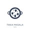 Tikka masala icon. Trendy flat vector Tikka masala icon on white