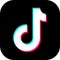 Tiktok logo. Realistic social media icon logotype. Tik Tok flat Icon template black color editable. Tik Tok flat Icon symbol