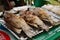 Tilapia Fish grill Fried at Bangnamphung Floating Market