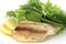 Tilapia with rucola and lettuce