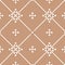 Tile brown decorative floor tiles vector pattern