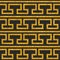 Tile decorative floor gold and dark grey tiles greek vector pattern