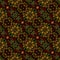 Tile with fine dark patterns muted colors