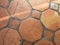 Tile floor pattern