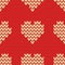 Tile knitting vector pattern