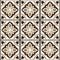 Tile pattern geometric repeat mosaic wall background classic shape texture