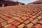 The tile roof in a ancient seaside town, Bulgaria, Sozopol