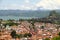 Tile roofs of the city of valle de bravo, mexico II