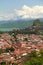 Tile roofs of the city of valle de bravo, mexico III