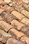 Tile roofs in Colahonda - the beautiful coastal city of Andalusia, Spain. Tile roofs in the city of Colahonda, Andalusia