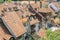 Tile roofs - decoration of residential urban areas, Bern, Switzerland
