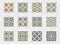 Tile seamless pattern set design