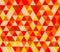 Tile vector background with yellow, red and brown triangle