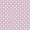 Tile vector pattern with small white polka dots on pastel violet pink background