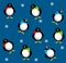 Tileable Xmas Penguins