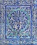 Tiled background with oriental ornaments