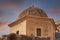 Tiled Dome Roof at Dusk