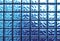 Tiled glass abstract background in blue and aqua colors