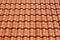 Tiled house roof