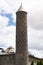 Tiled minaret of Yakutiye Medrese, Erzurum, Turkey.