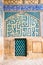 Tiled oriental Ateegh Jame mosque\'s wall