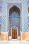 Tiled oriental Ateegh Jame mosque\'s wall