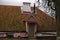 Tiled roof door leading to the attic