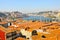 Tiled roofs on Duoro River,Oporto