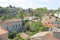 Tiled roofs of Parthenay from the castle