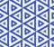 Tiled watercolor pattern. Indigo symmetrical