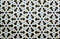 Tiles of Al Andalus. Alcazar of Seville Spain. Arab pattern decoration