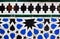 Tiles of Alcazar Seville. Al Andalus Arab pattern decoration
