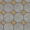 Tiles Laid out of Large Gray Polygons and Small