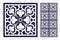 Tiles Portuguese patterns antique seamless design in Vector illustration