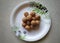 Tilgul Laddu or Til Gul balls for makar sankranti, it`s a healthy food made using sesame, crushed peanuts and jaggery. served in
